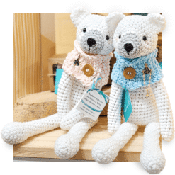 Urso Polar Naninha Compridinho - Especial Batizado